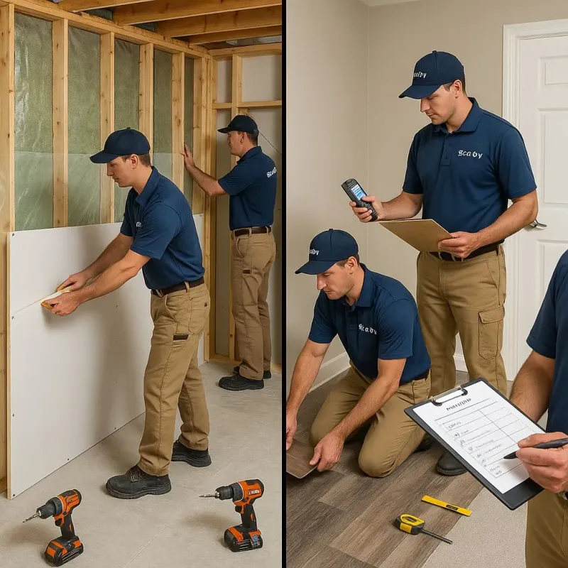 Repairs and Reconstruction process in Lake Como, NJ
